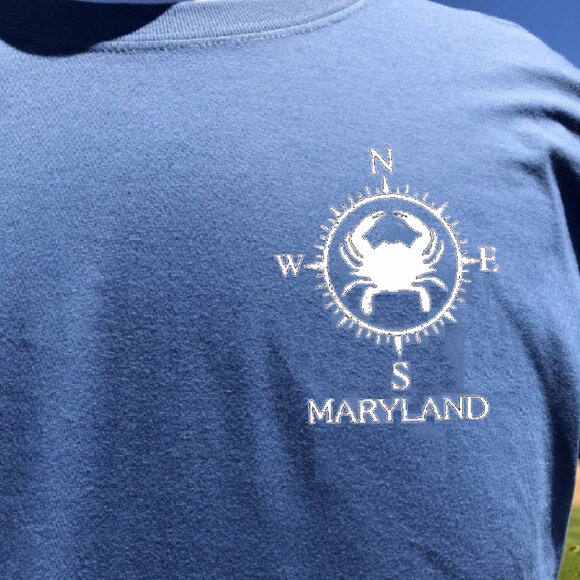 Maryland Crab Boat and Companions Short Sleeve T-Shirt - NEW Fast Ship - Picture 2 of 4